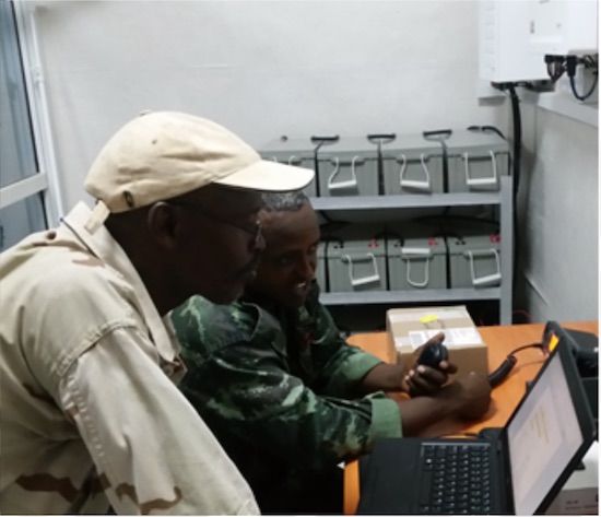 Berbera Ops Cen Operator - Photo: Oceans Beyond Piracy Berbera Ops Cen Operator - Photo: Oceans Beyond Piracy