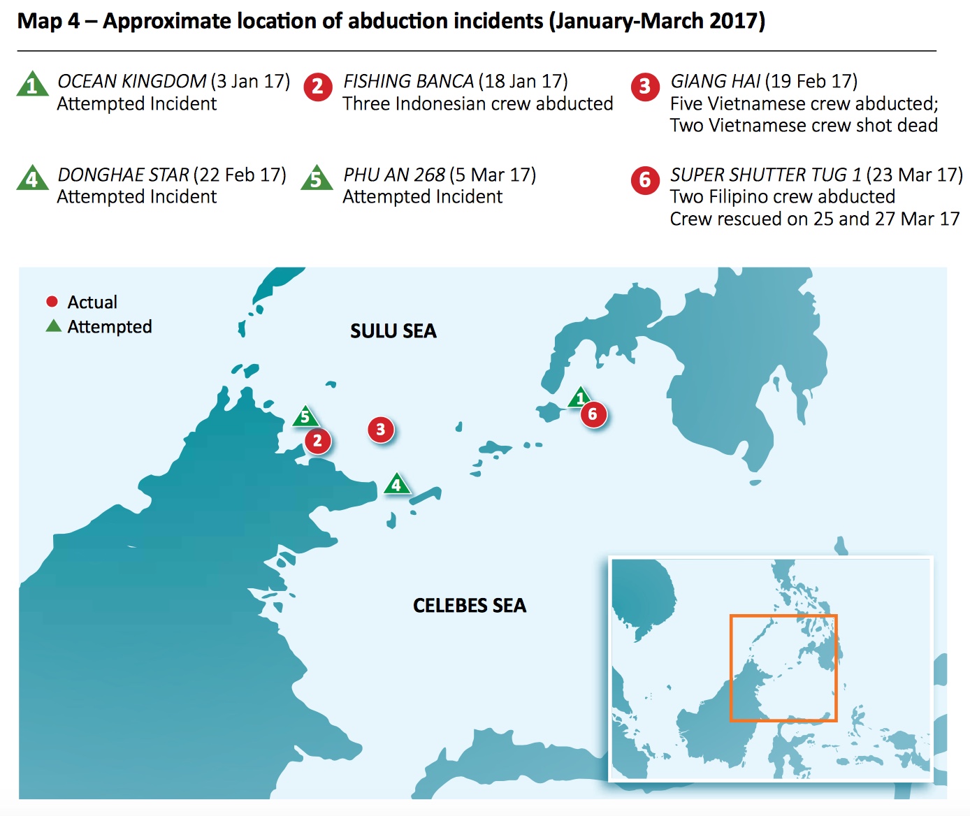 Map 4 - Location of Abduction Incidents - ReCAAP ISC Map 4 - Location of Abduction Incidents - ReCAAP ISC