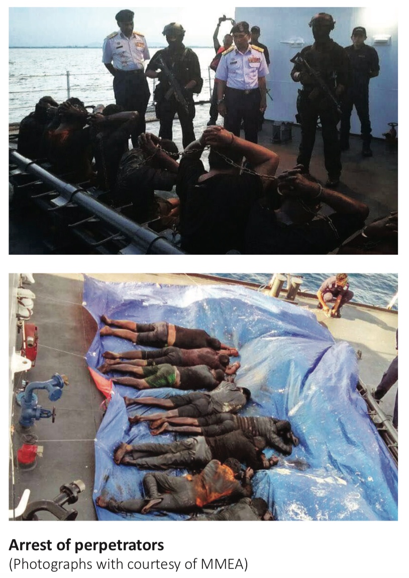 MMEA Arrest Suspected Pirates - Image: ReCAAP ISC MMEA Arrest Suspected Pirates - Image: ReCAAP ISC