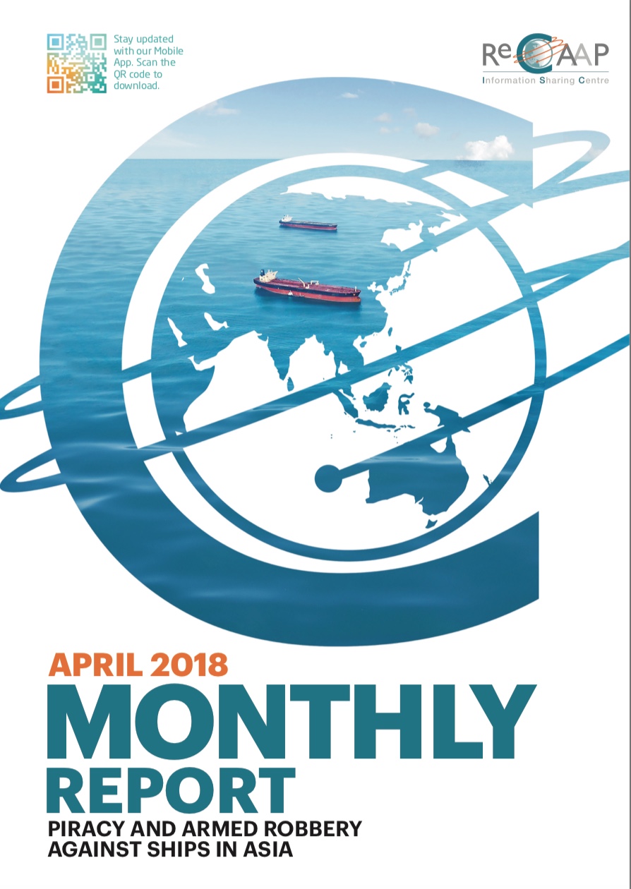 ReCAAP April 2018 Report Cover ReCAAP April 2018 Report Cover