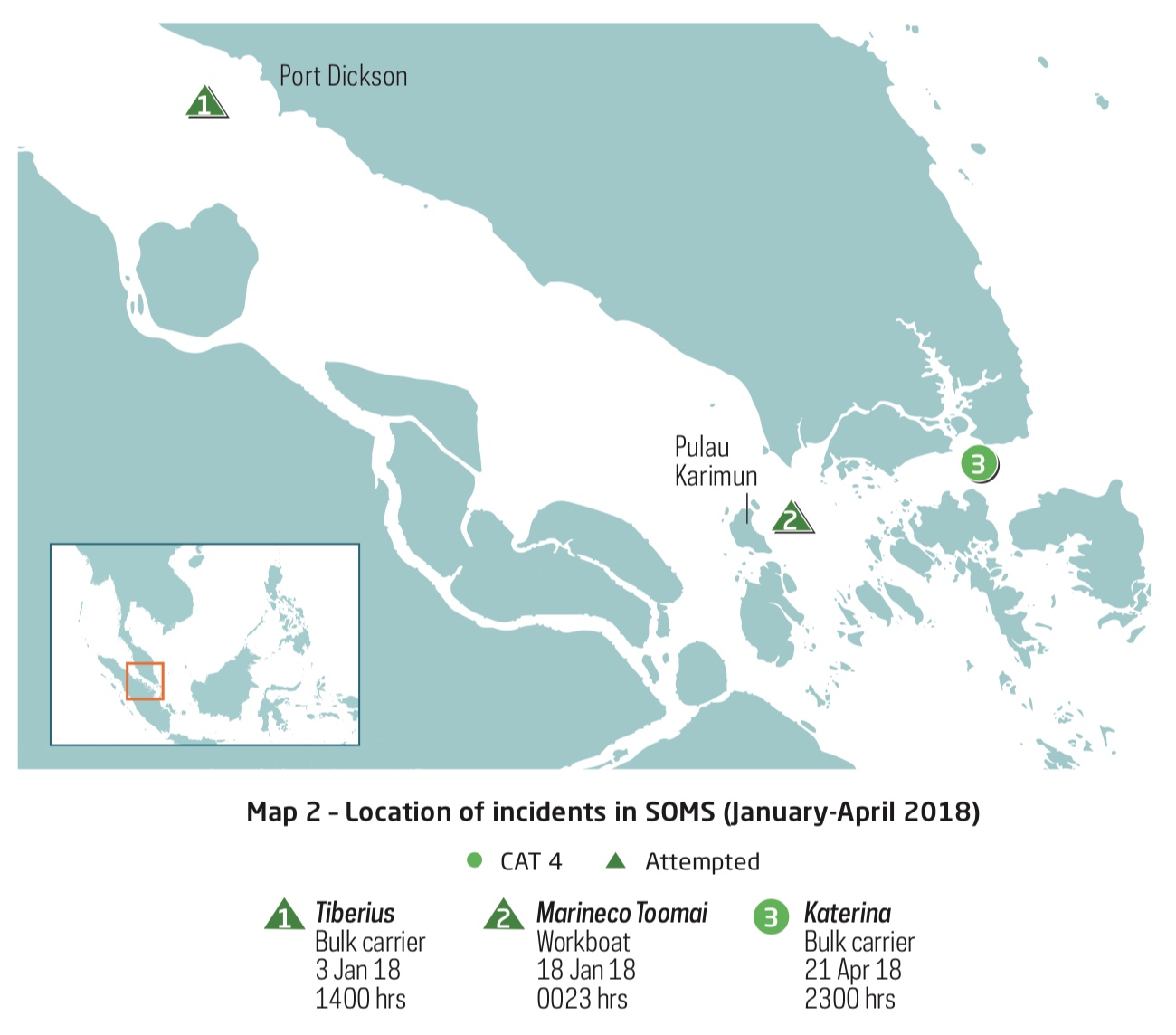 ReCAAP ISC Map2 - Image: Courtesy of ReCAAP ISC ReCAAP ISC Map2 - Image: Courtesy of ReCAAP ISC