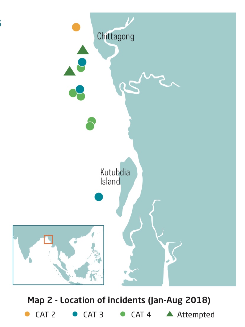 Piracy & Robbery Against Ships at Sea in Chittagong - Aug 2018 Report - ReCAAP ISC Piracy & Robbery Against Ships at Sea Chittagong - Aug 2018 Report - ReCAAP ISC