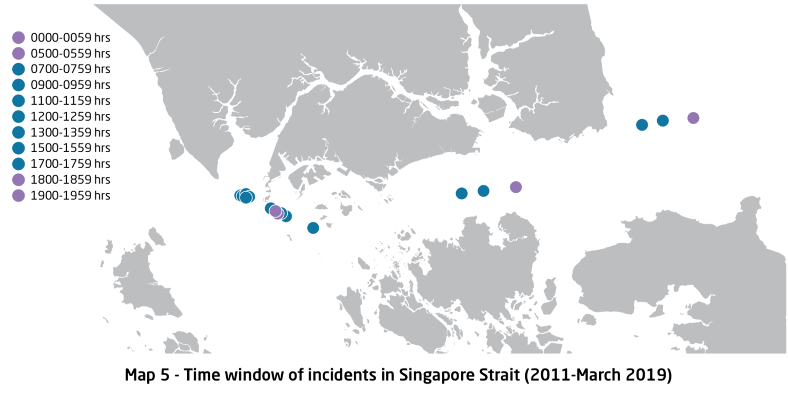 ReCAAP ISC Map5 - Time Window of Incidents ReCAAP ISC Map5 - Time Window of Incidents