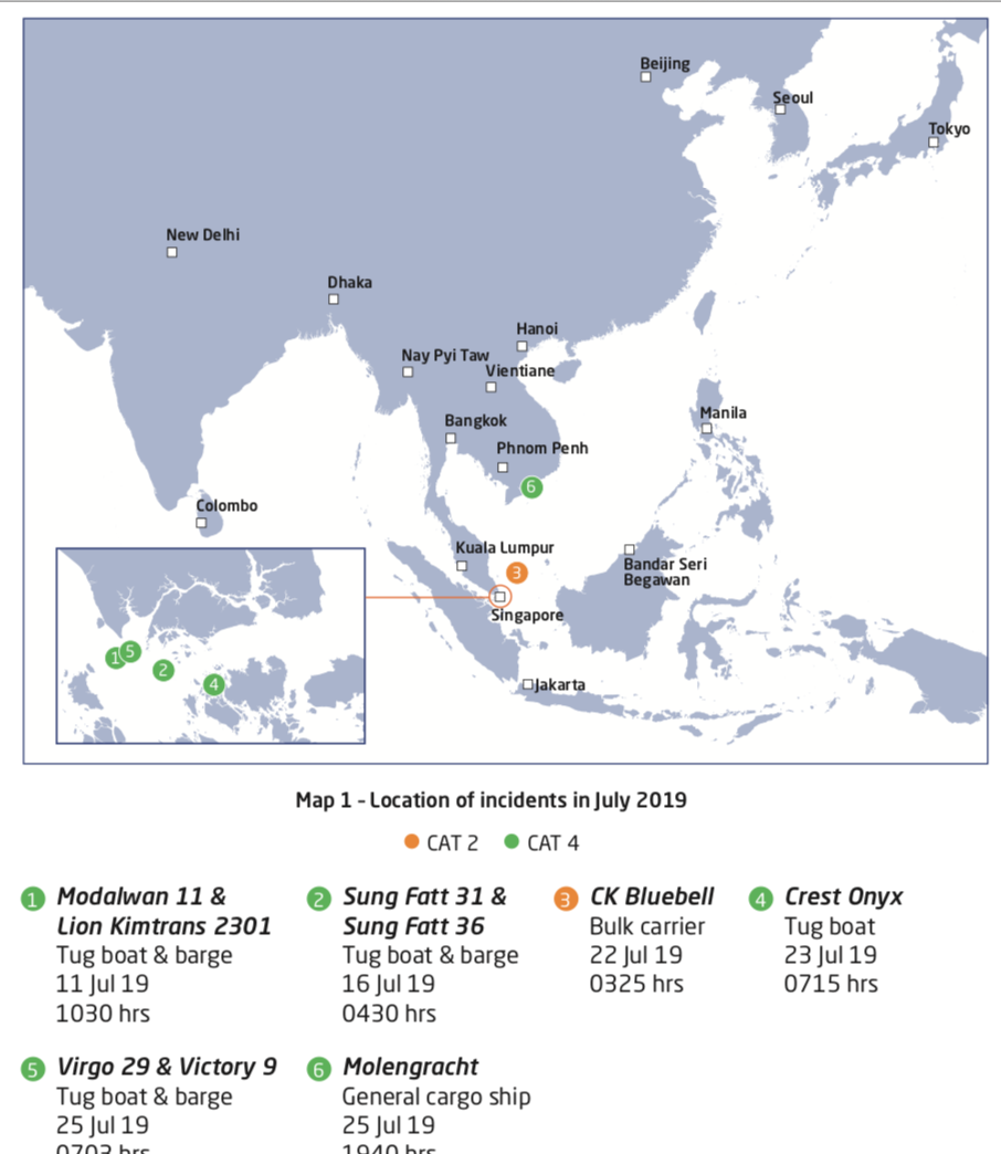 Map 1 - Location of Incidents - ReCAAP ISC Map 1 - Location of Incidents - ReCAAP ISC