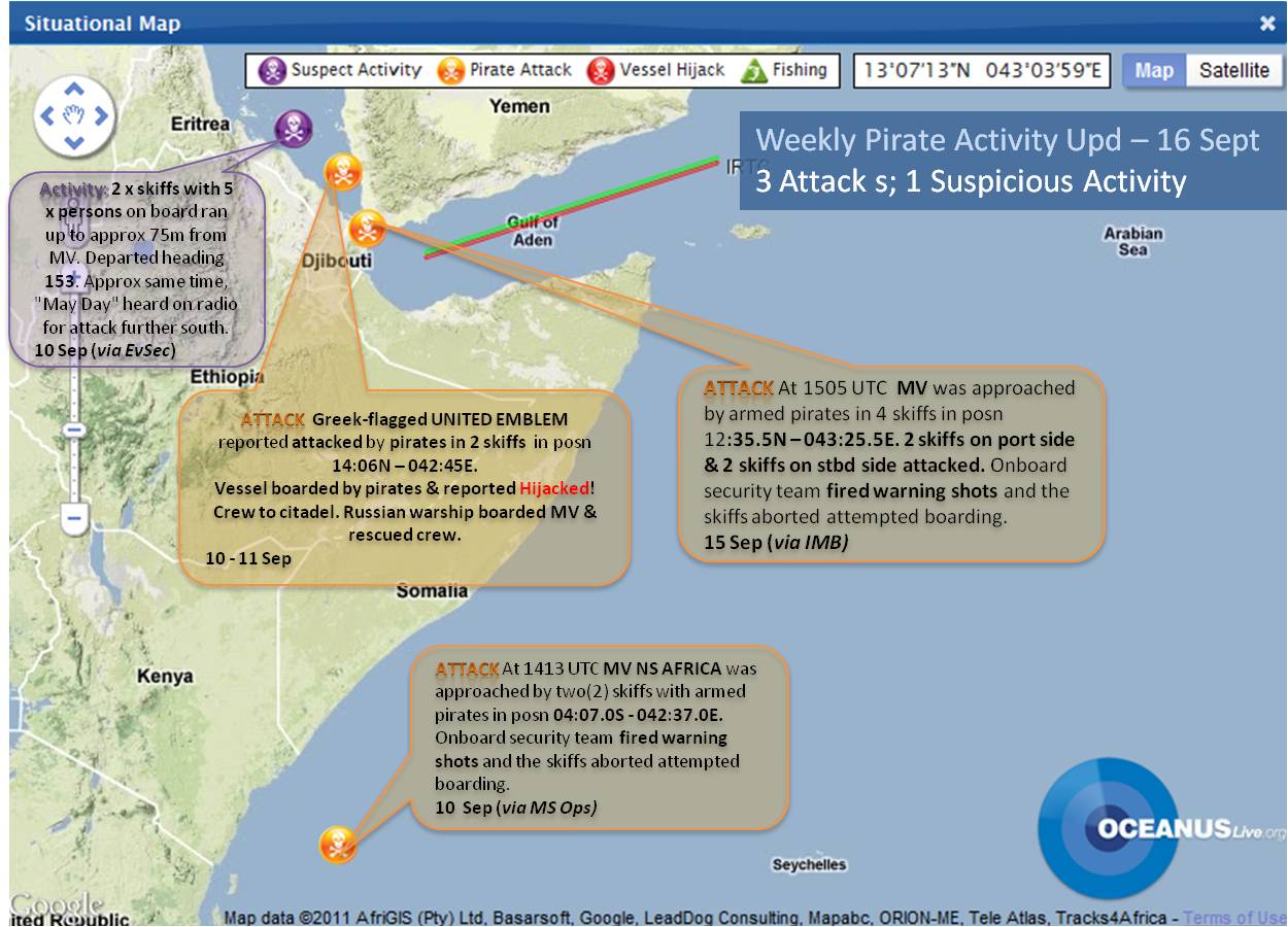 HoA Weekly Pirate Activity Map Situational Map