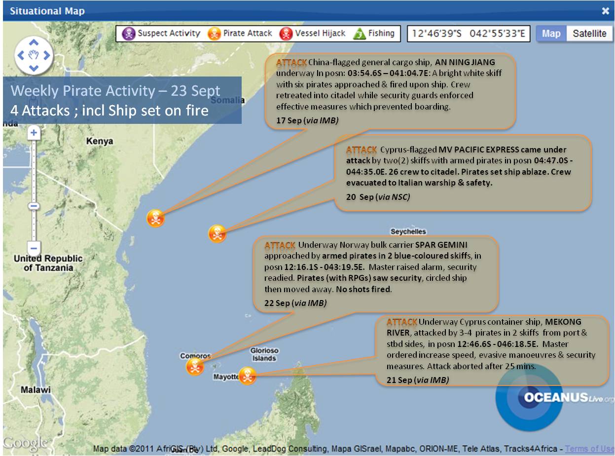 HoA Weekly Pirate Activity Map Situational Map