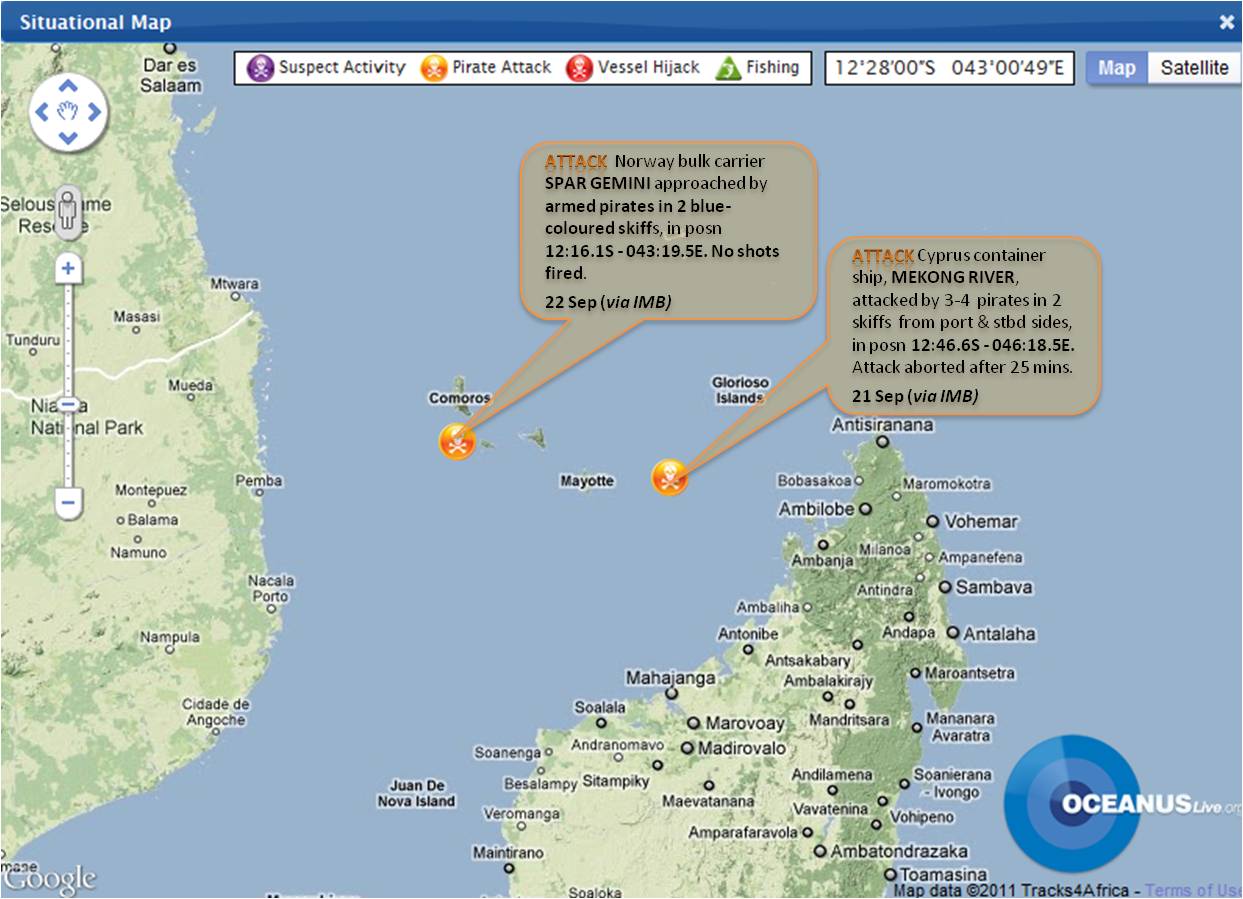 Advisory Notice on Mozambique Channel