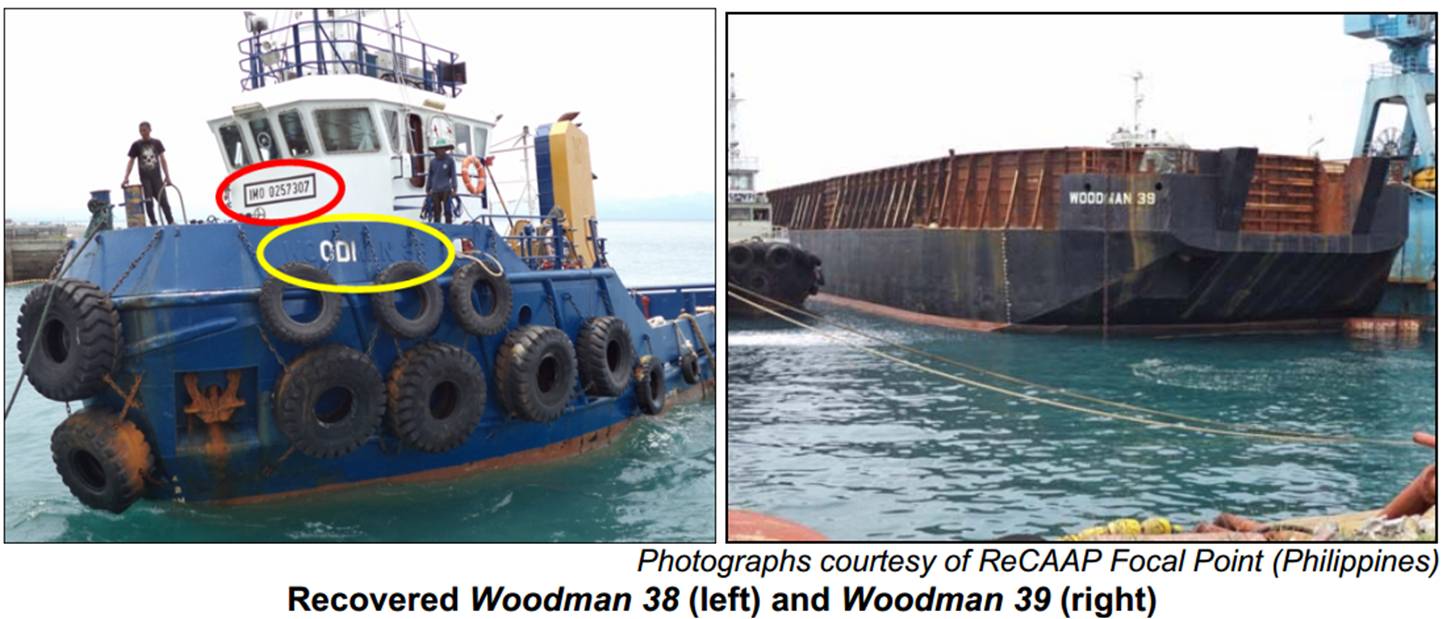 Woodman 38 and 39 Woodman 38 and 39 - ReCAAP