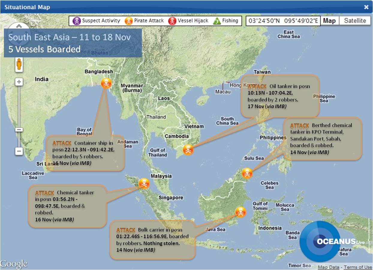 Southeast Asia Situational Map SE Asia Situational Map