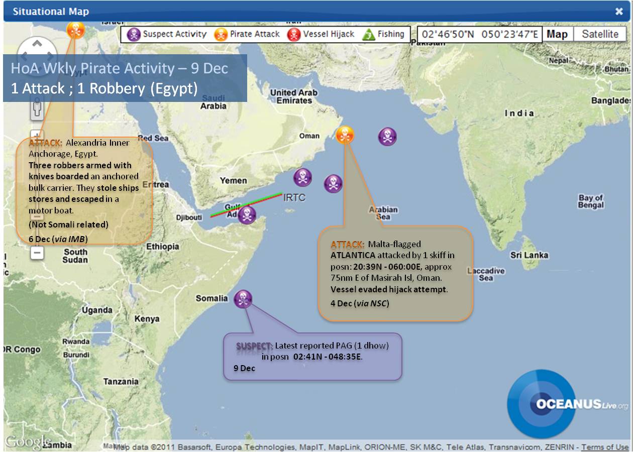 HoA Weekly Pirate Activity Map