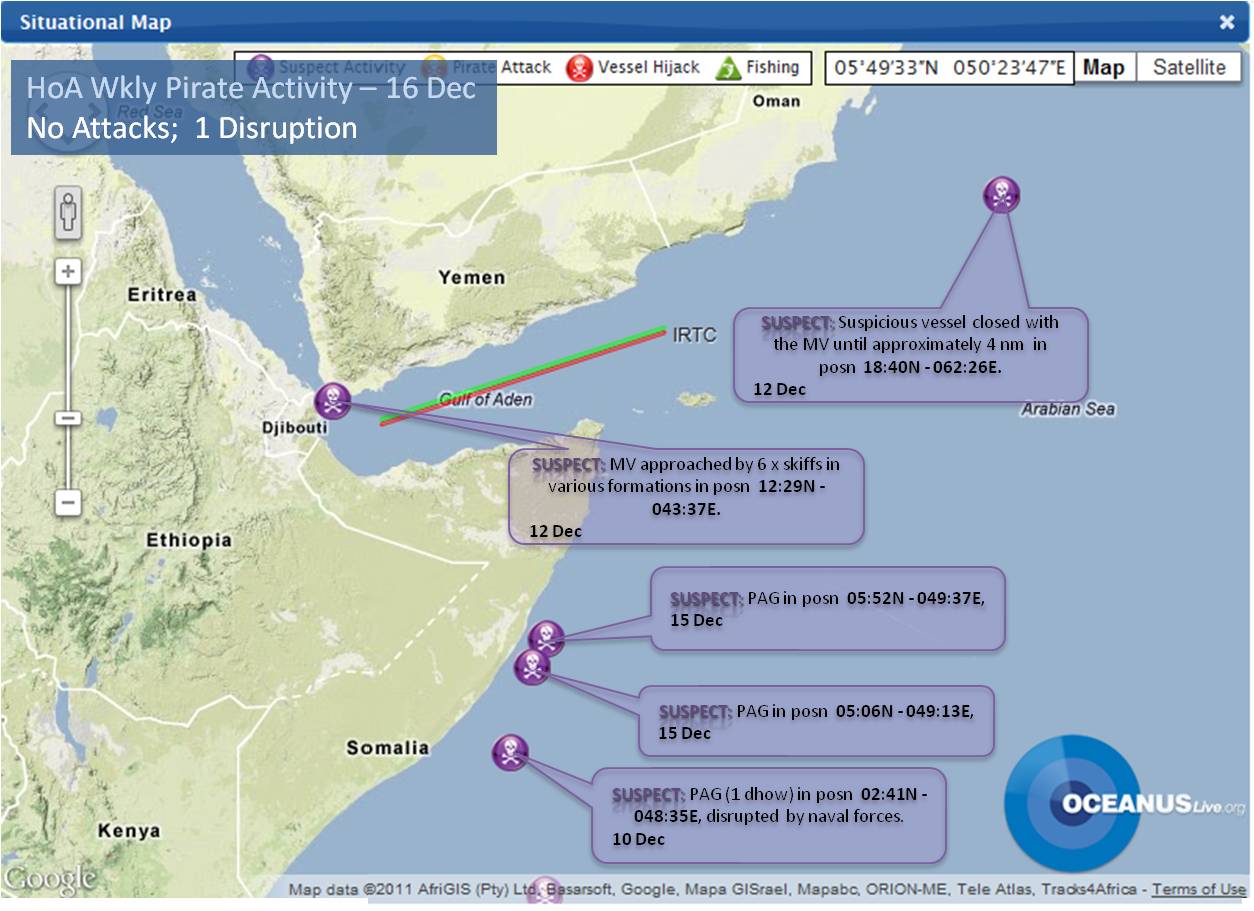 HoA Weekly Pirate Activity Map