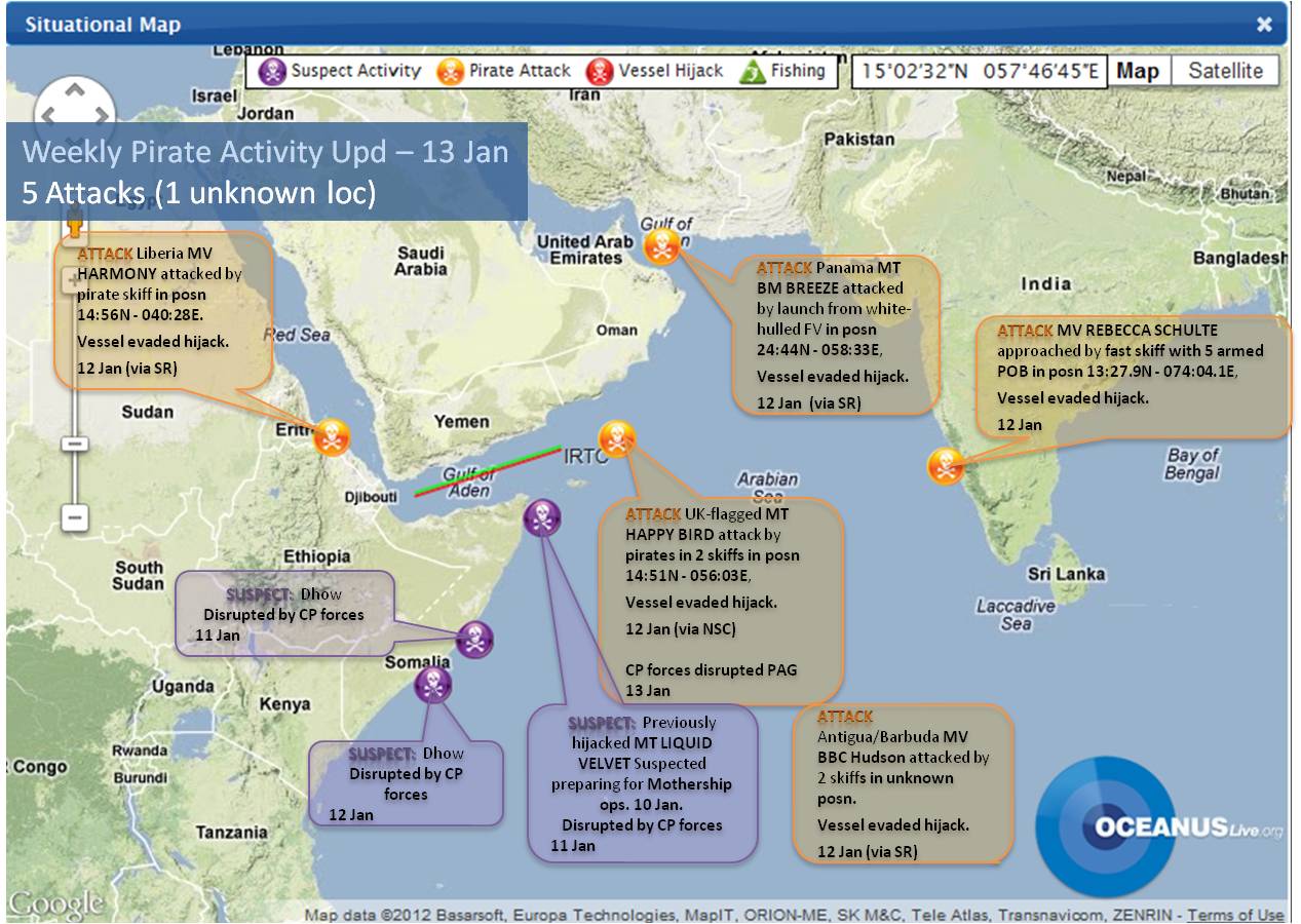 HoA Weekly Pirate Activity Map