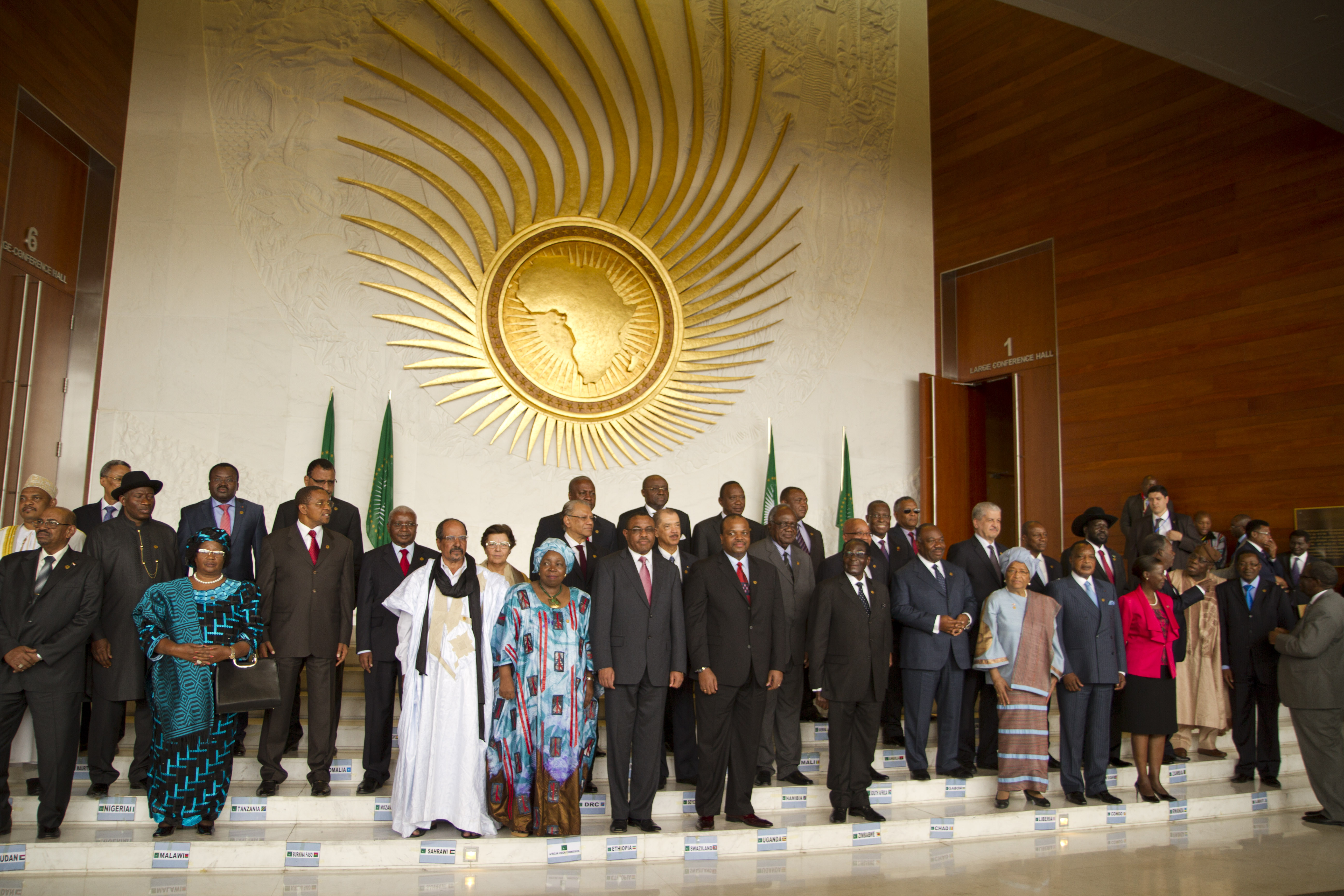 African Union 50 Years Family Photo African Union 50 Years Family Photo