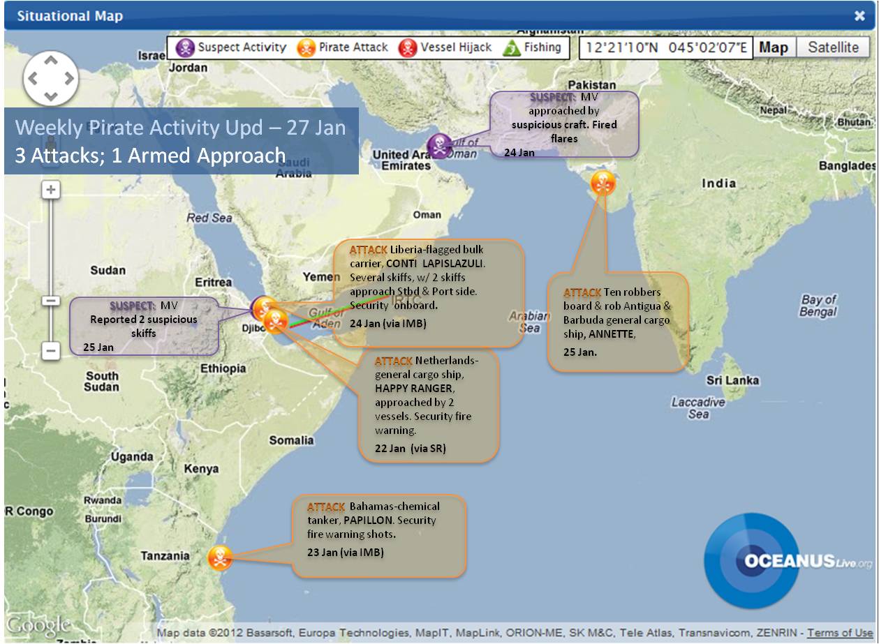 HoA Weekly Pirate Activity Map