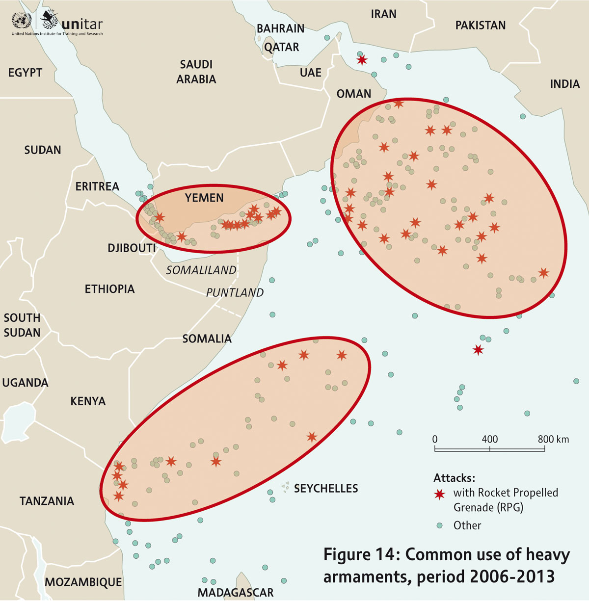 Heavy Armaments Use 2006 - 2013 Image: UNITAR Heavy Armaments Use 2006 - 2013 Image: UNITAR