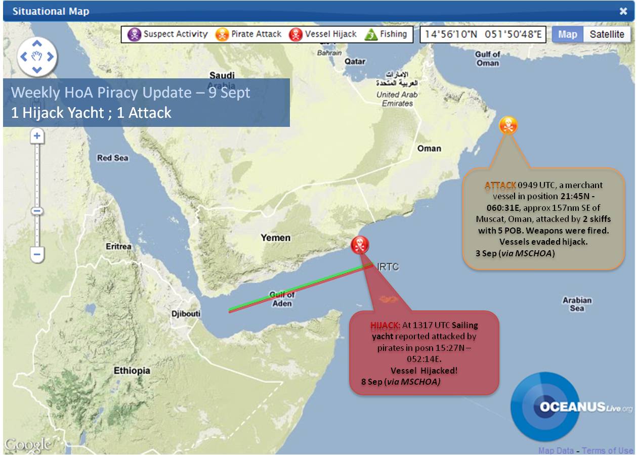HoA Weekly Pirate Activity Map Situational Map