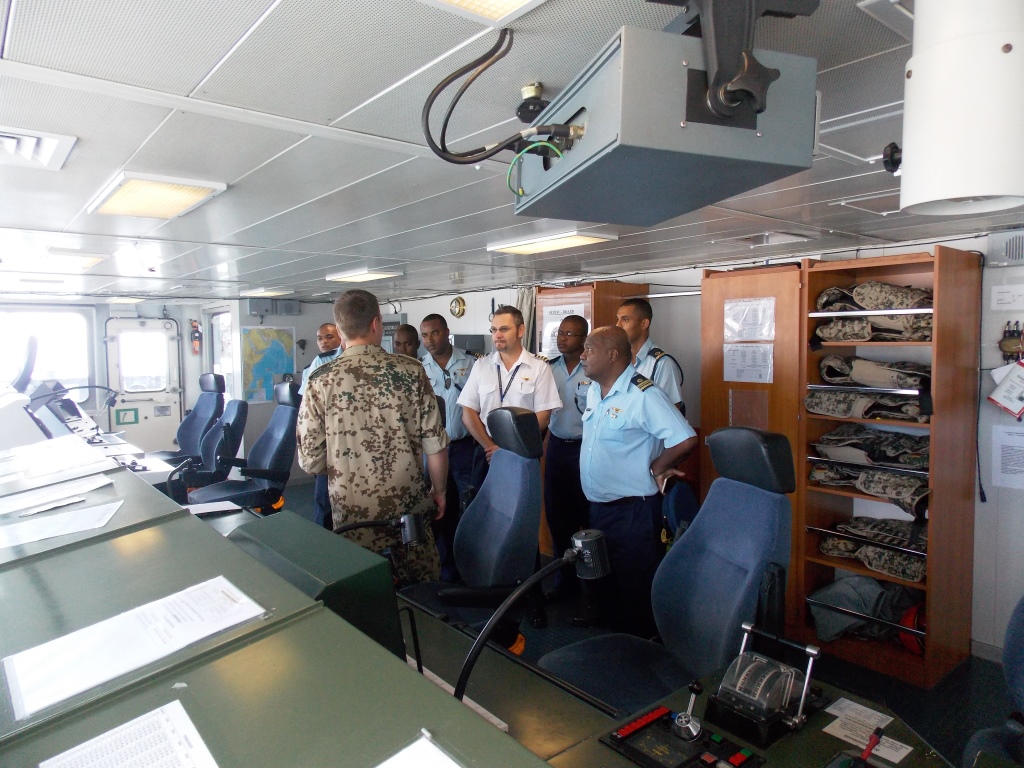 SAF on FGS Berlin Bridge Photo: EUCAP NESTOR SAF on FGS Berlin Bridge Photo: EUCAP NESTOR