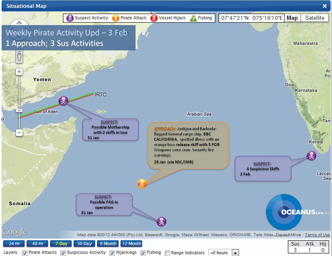 HoA Weekly Pirate Activity Map
