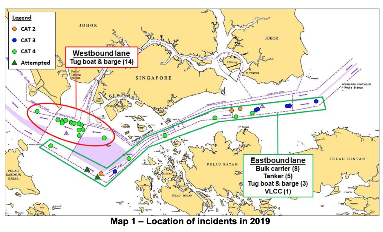 Location of Incidents 2019 Courtesy ReCAAP ISC Location of Incidents 2019 Courtesy ReCAAP ISC