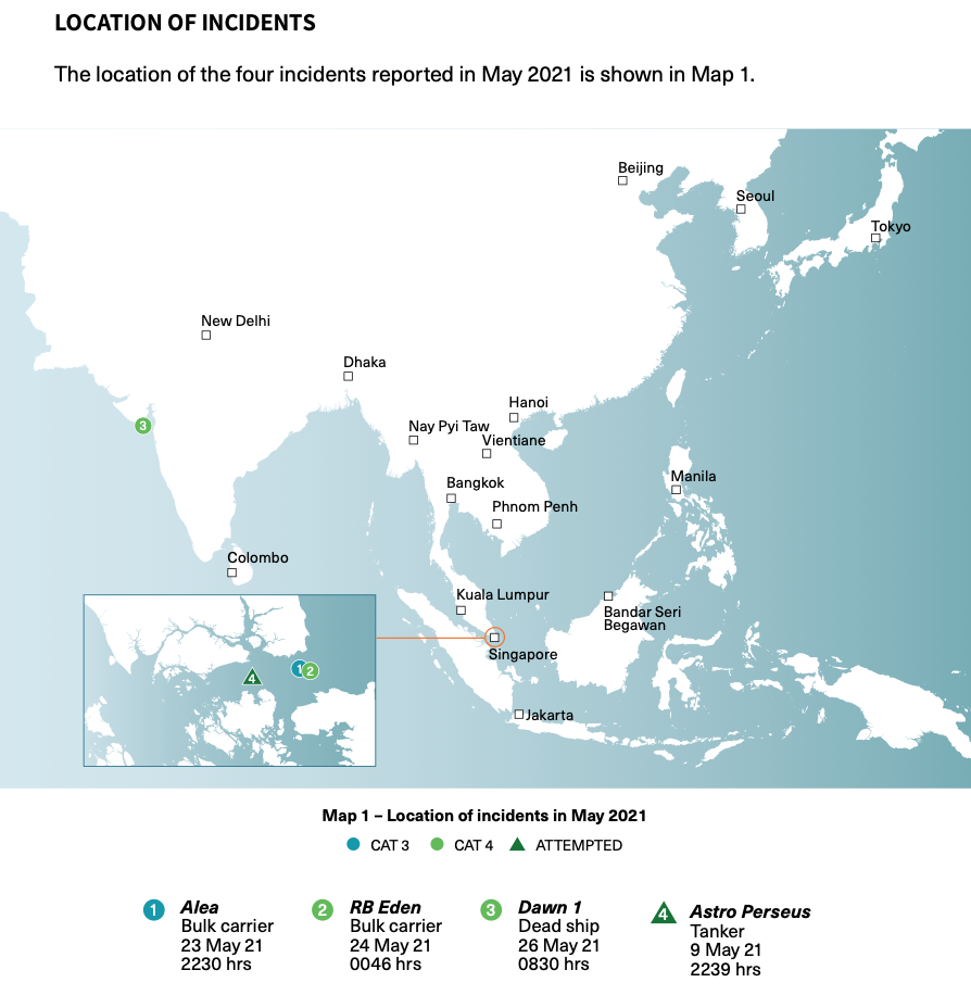 Map 1 - Location of Incidents - ReCAAP ISC Map Location of Incidents - ReCAAP ISC