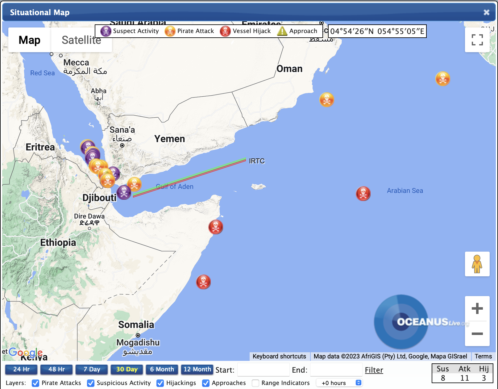 Hijacks, Attacks and Increased Activity in the Horn of Africa, Red Sea & Indian Ocean in Dec 23